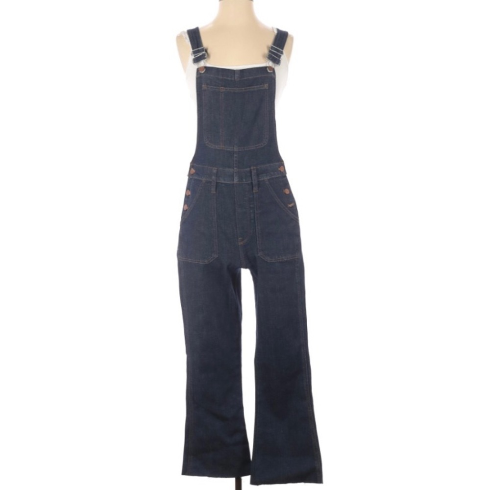 Madewell flare overalls crop S